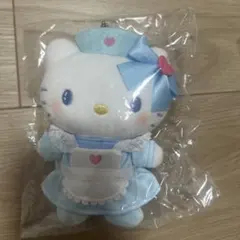 新品 サンリオ むにゅぐるみパティオ ハローキティ　ナース マスコット