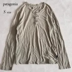 訳あり★パタゴニア ロンT ヘンリーネック S セージカーキ 52020