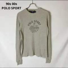 90s 00s ポロスポーツ ラルフローレン サーマル ロングTシャツ M