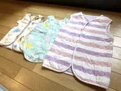 【美品含む】パシーマ＆6重ガーゼ キッズスリーパー 3枚セット 冬用おまけのサムネイル