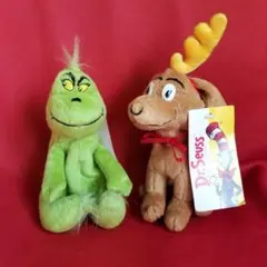 【Dr.Seuss】グリンチ&マックス 1998年 キーチェーン 小物入れ