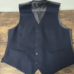 【リバーシブル】ORIHICA(オリヒカ)ベスト ネイビー、グレー　Lサイズ