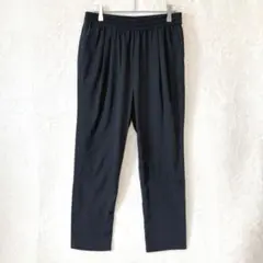 グローバルワーク／カジュアルパンツ ズボン L ウエストゴム 無地 ブラック