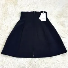 【新品】スナイデル ハイウエスト構築ミニスカート 241185 ブラック