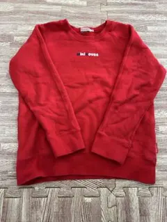 期間限定価格　ミキハウス　バックロゴトレーナー