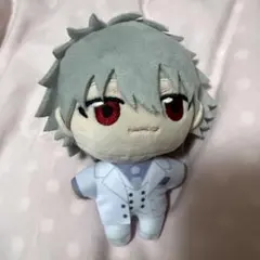 エヴァンゲリオン 渚カヲル展　ぬいぐるみ　マスコット　キーホルダー　白