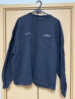 ZARA バックプリント スウェット トレーナー ブラックのサムネイル