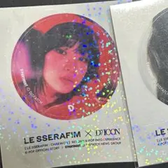 LE SSERAFIM DICON ポップアップ ステッカー チェウォン 特典