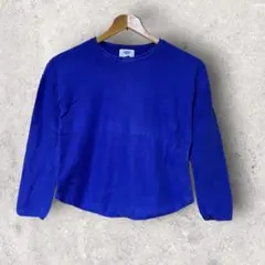 OLD NAVY コットン100% 無地トレーナーブルーキッズ【L】シンプル長袖