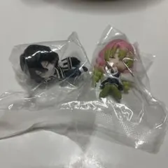 鬼滅の刃 ミニフィギュア 伊黒小芭内さん 甘露寺 蜜璃さん