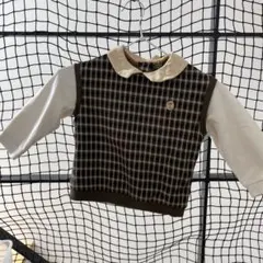 チェック柄トレーナー moimoln