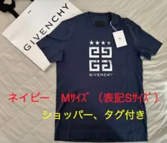 【新品】ジバンシー　ネイビー　Sサイズ（日本Mサイズ）　ショッパー付　Tシャツ