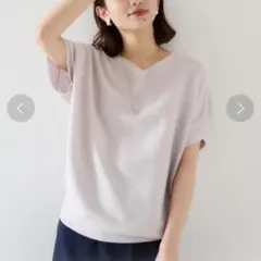 アンタイトル　前後2way フレンチスリーブニットのサムネイル