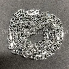 シルバーチェーンネックレス 50㎝ イーグル 細角 インディアンジュエリ フック