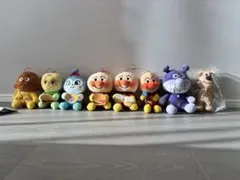 アンパンマン人形　バイキンマンふんわりカラー