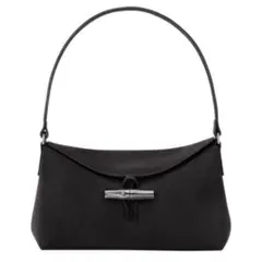 LONGCHAMP ブラック ハンドバッグ ル ロゾ S ホーボーのサムネイル