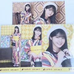 乃木坂46 冨里奈央 生写真 浴衣 2026 座りヨリ レアポ コンプ - メルカリ