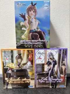 ライザのアトリエ フィギュア 3点セット ライザリン・シュタウト リラ