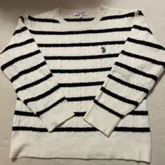 u.sPOLO ボーダーニット