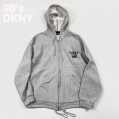 90's DKNY ダナキャラン ジップパーカー フーディのサムネイル