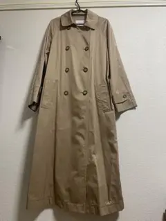 【未使用】フレームワーク　ロングコート ワイドスリーブノーカラーロングコート｜スリーフォータイム