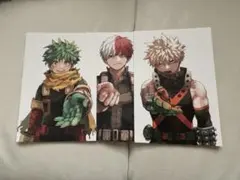 ヒロアカ　ポストカード　3枚セット　緑谷　爆轟　轟
