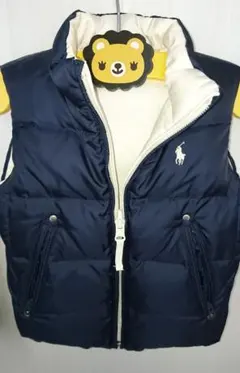 RALPH LAUREN  ダウンベストリバーシブル…９０㎝