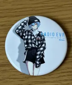 radio eva 綾波レイ　缶バッジ　エヴァンゲリオン　エヴァ