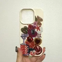 カクテル、オイルサーディン　iPhone15pro スマホケース　新品未使用