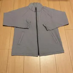 黒白チェック柄　フルジップジャンパー　ブルゾン