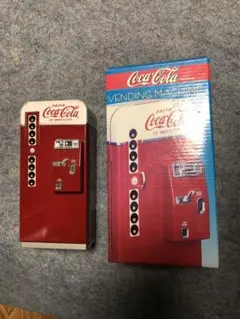 アンティーク　ビンテージ　コカコーラミニチュア自動販売機コインバンクのサムネイル