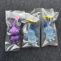 ピクミン マスコット＆フルーツグミ2 キーホルダー　氷ピクミン 紫ピクミン