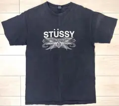 STÜSSY FREEDOM Tシャツ Mサイズ ブラック