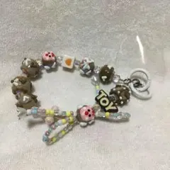 携帯ストラップモチーフ ビーズ TOY付き