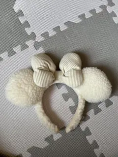 ディズニー　ボア　カチューシャ