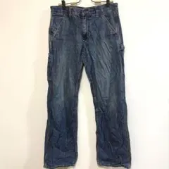 オールドネイビー OLD NAVY 無地 ペインター L 青 デニム Y2Kのサムネイル