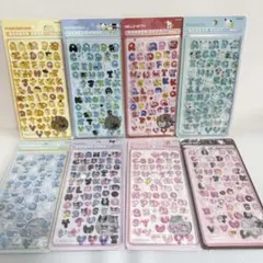 正規購入 サンリオ 文字 ボンボンドロップシール 8枚 コンプリート