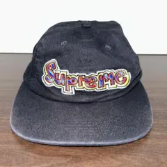 SUPREME 18SS Gonz Logo 6-Panel BLACKブラック