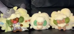 ポケモン エルフーン(メタモン) ぬいぐるみマスコット 3点セット
