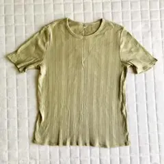 ☆ レディース XLサイズ 半袖 Tシャツ 美品 カーキ ユニクロ UNIQLO