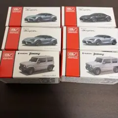 トヨタ スープラ & スズキ ジムニー ミニカーセット6台セットのサムネイル