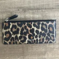 COACH レザーポーチ