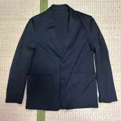 ブラック テーラードジャケット　ストレッチ