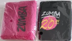 ZUMBA リストバンドセット 20周年記念 ピンク 黒