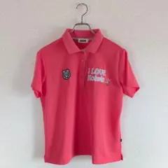 Kolwin　ゴルフポロシャツ　半袖 オレンジピンク　ＬＬのサムネイル