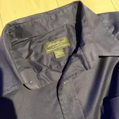 【00s】Eddie Bauer エディバウアー 無地シャツ ブロードのサムネイル