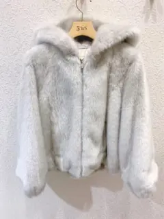 グレースコンチネンタル　エコファーフードブルゾン