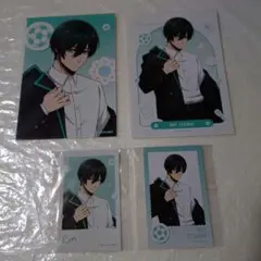 ブルーロック糸師凛 モーニングルーティン ブロマイド&イラストカード