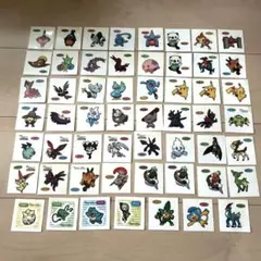 ポケモンパンシールまとめ売り　55枚　中古品