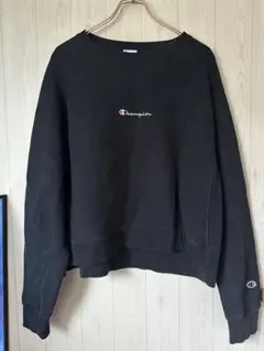 Champion×FRAY I.D ブラック スウェット Mサイズ